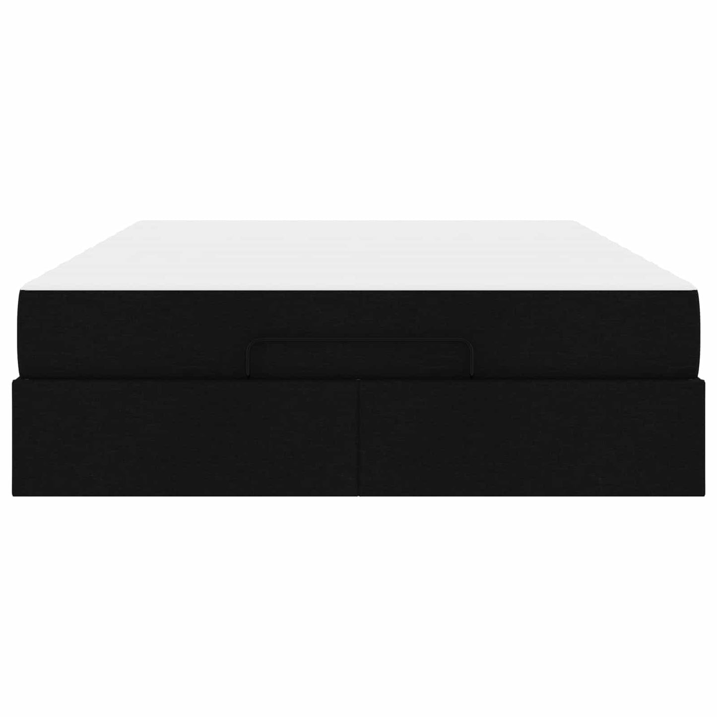 Struttura letto con materasso 2 pcs Nero Tessuto | homemem39