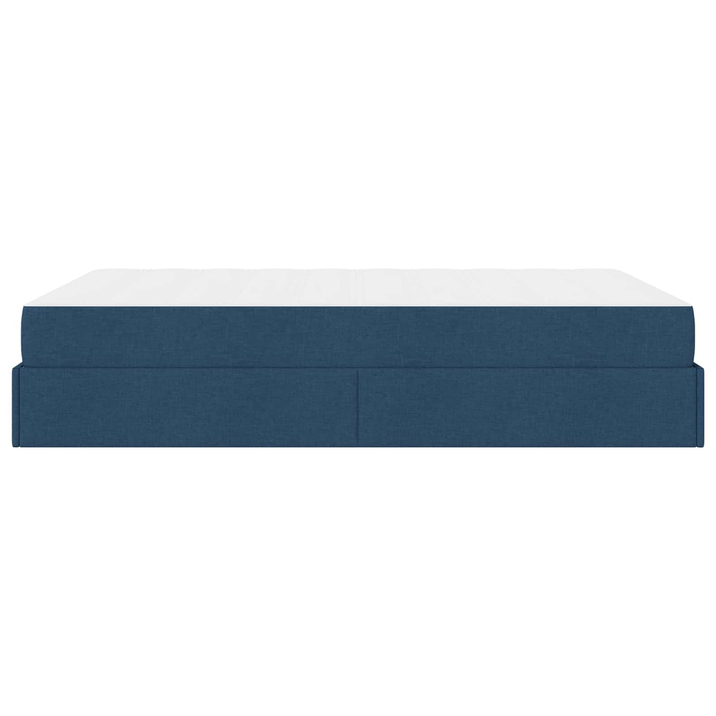 Struttura letto con materasso 2 pcs Blu Tessuto | homemem39