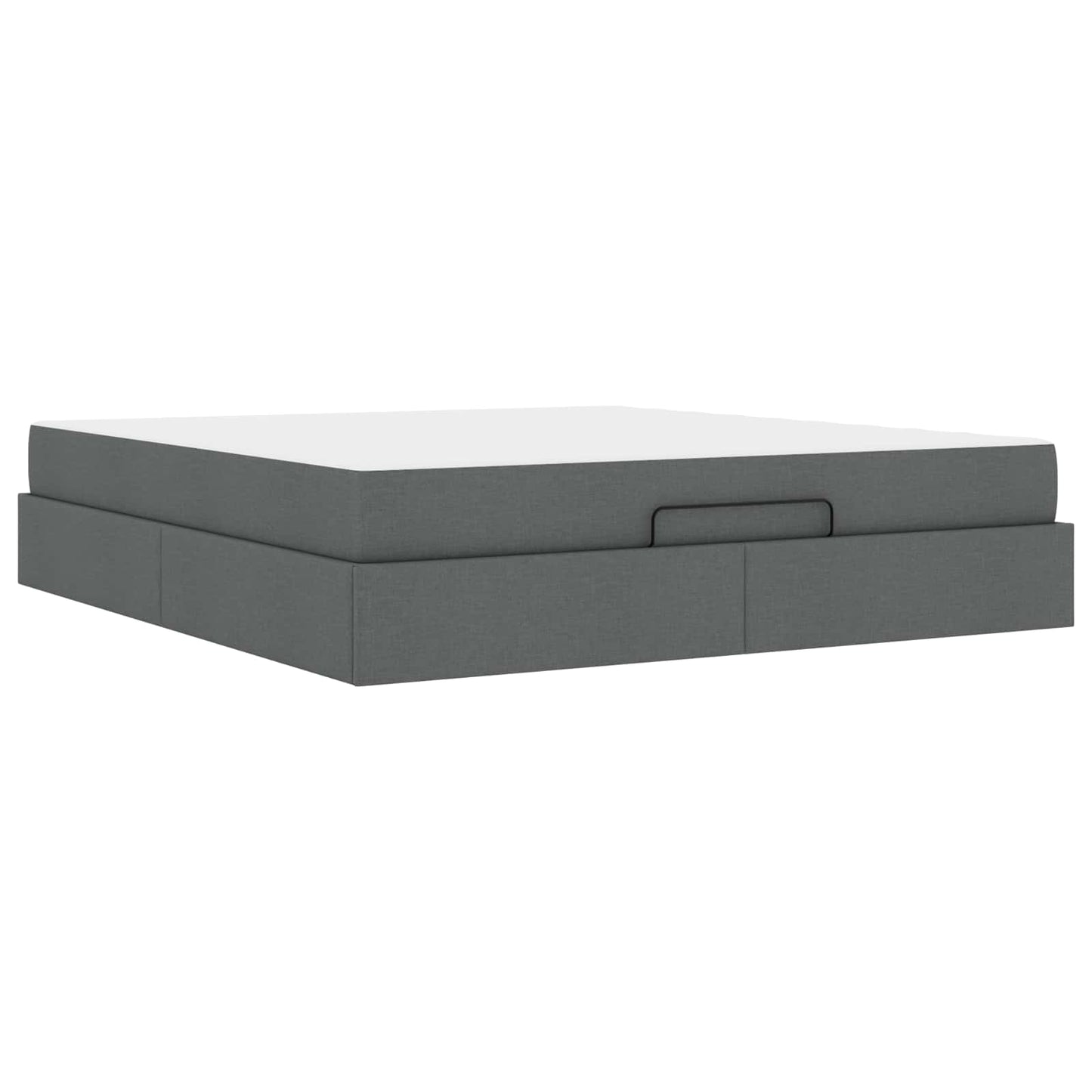 Struttura letto con materasso 2 pcs Grigio Sfumato Tessuto | homemem39