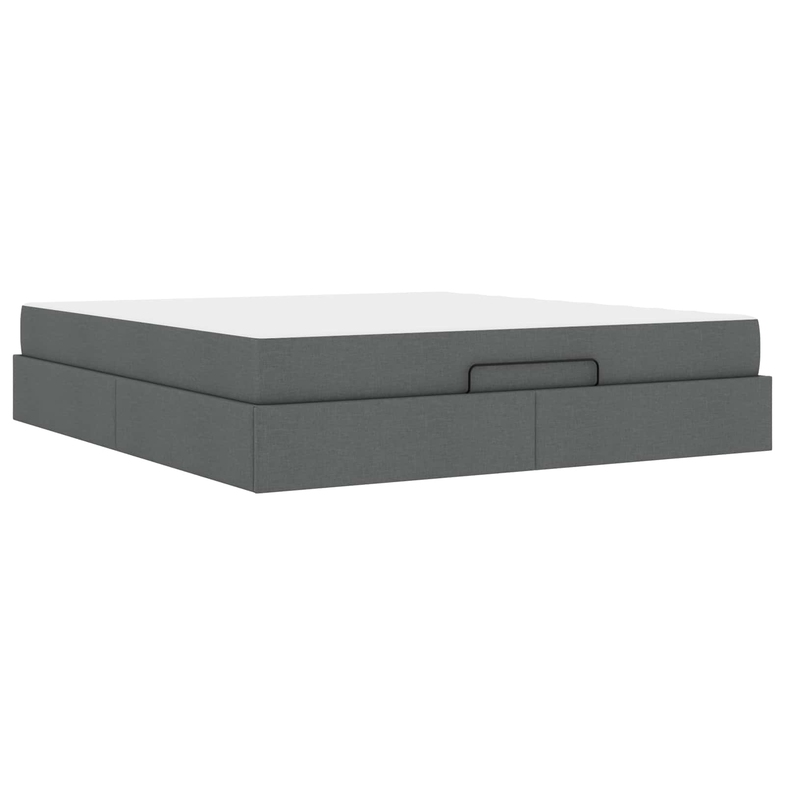 Struttura letto con materasso 2 pcs Grigio Sfumato Tessuto | homemem39