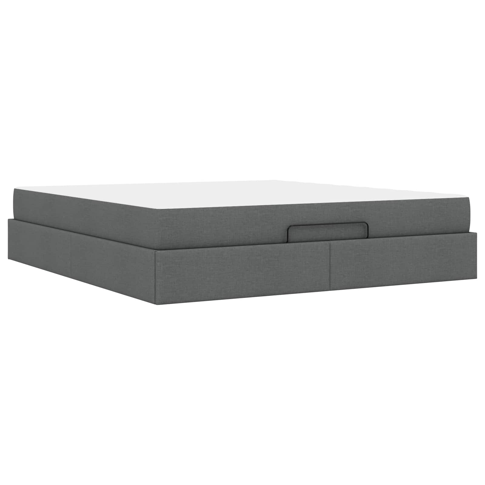 Struttura letto con materasso 2 pcs Grigio Sfumato Tessuto | homemem39
