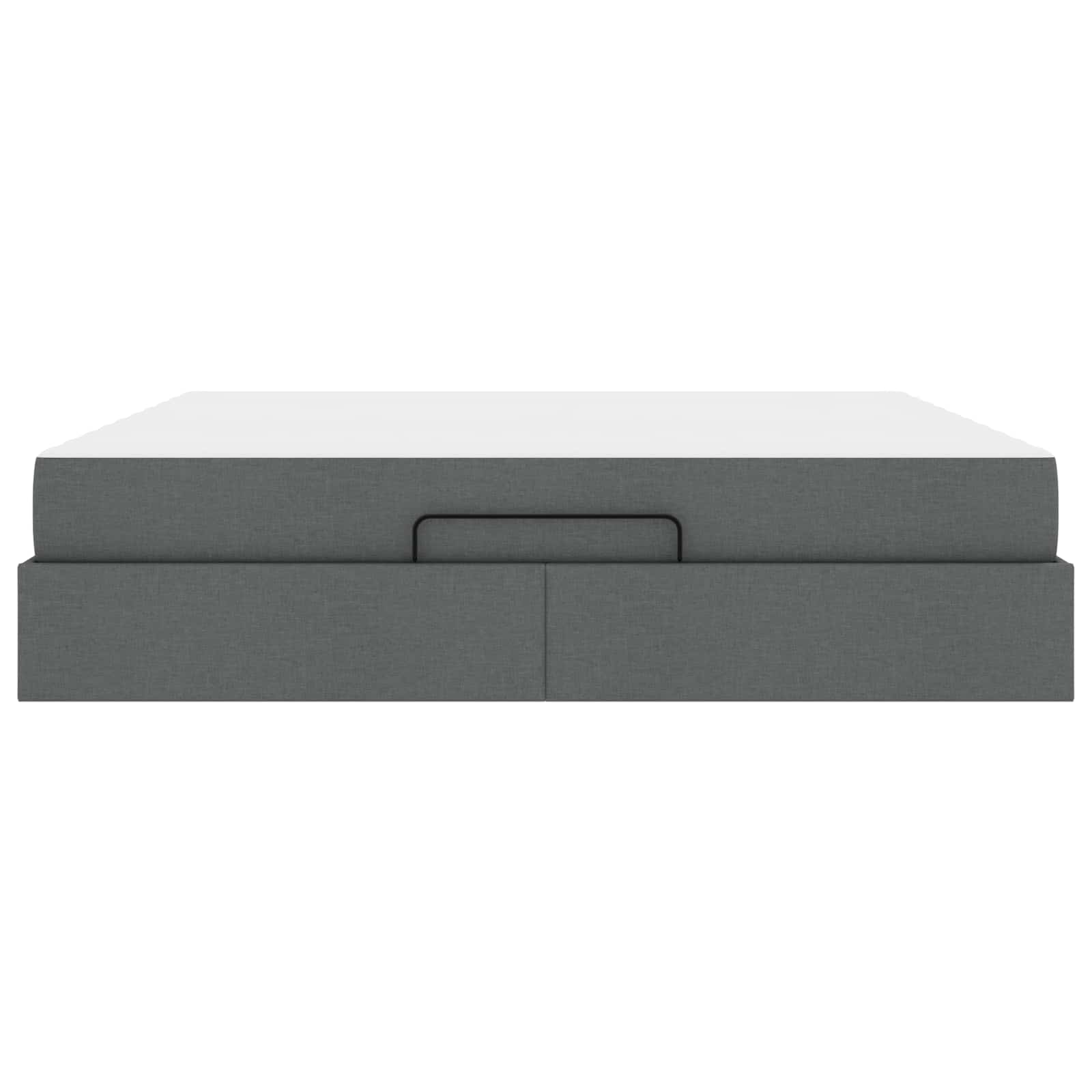 Struttura letto con materasso 2 pcs Grigio Sfumato Tessuto | homemem39