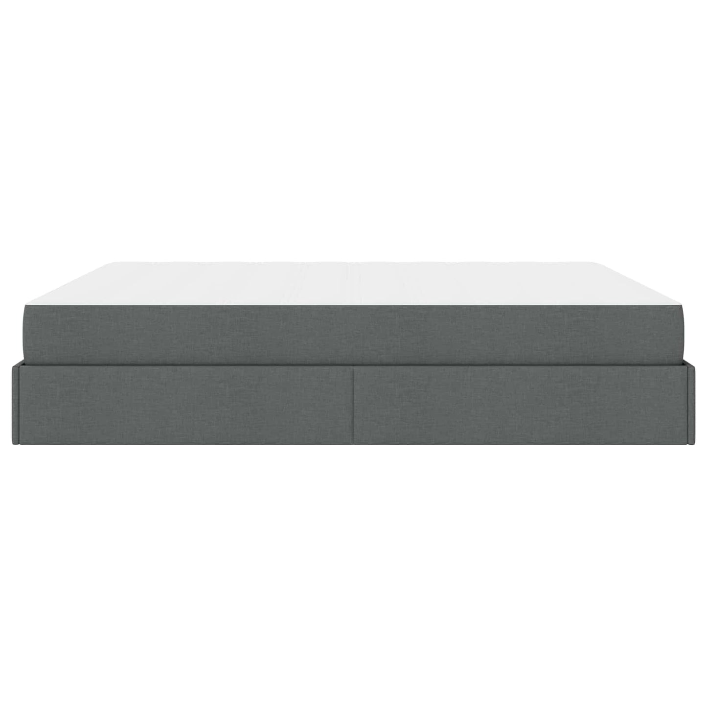 Struttura letto con materasso 2 pcs Grigio Sfumato Tessuto