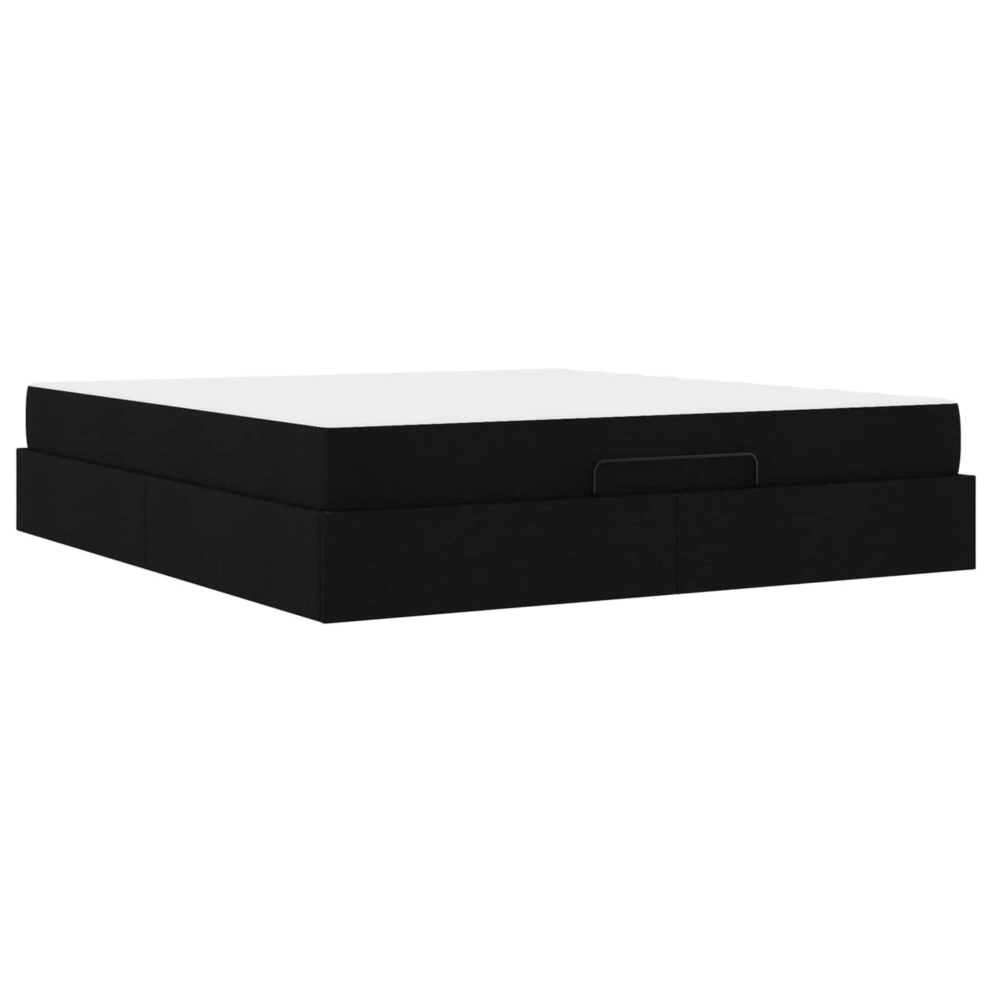 Struttura letto con materasso 2 pcs Nero Tessuto | homemem39