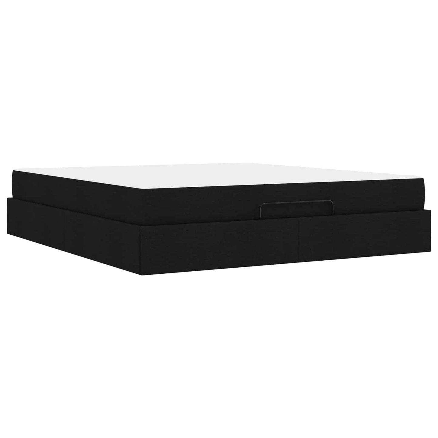 Struttura letto con materasso 2 pcs Nero Tessuto | homemem39