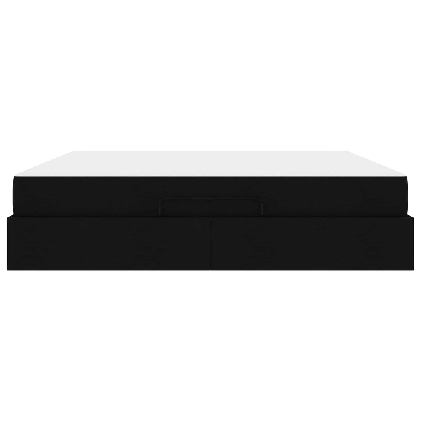 Struttura letto con materasso 2 pcs Nero Tessuto | homemem39