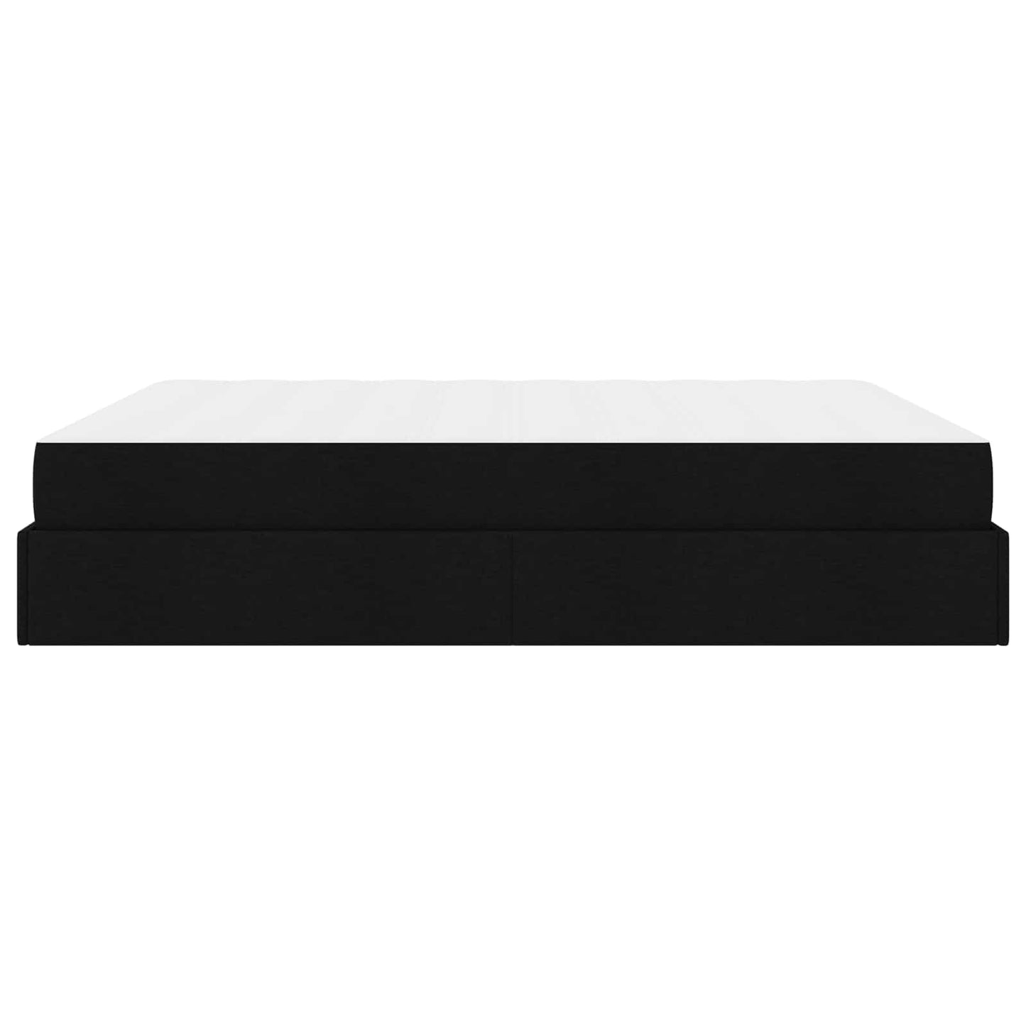 Struttura letto con materasso 2 pcs Nero Tessuto | homemem39