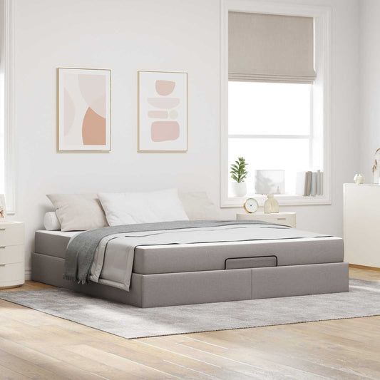 Struttura letto con materasso 2 pcs Talpa Tessuto | homemem39