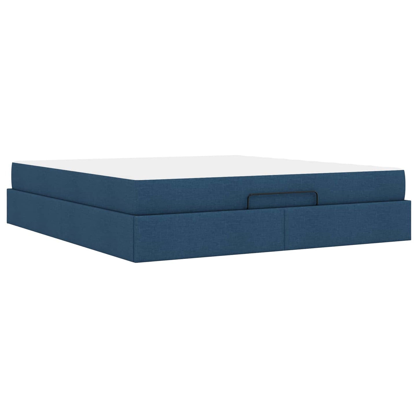 Struttura letto con materasso 2 pcs Blu Tessuto | homemem39