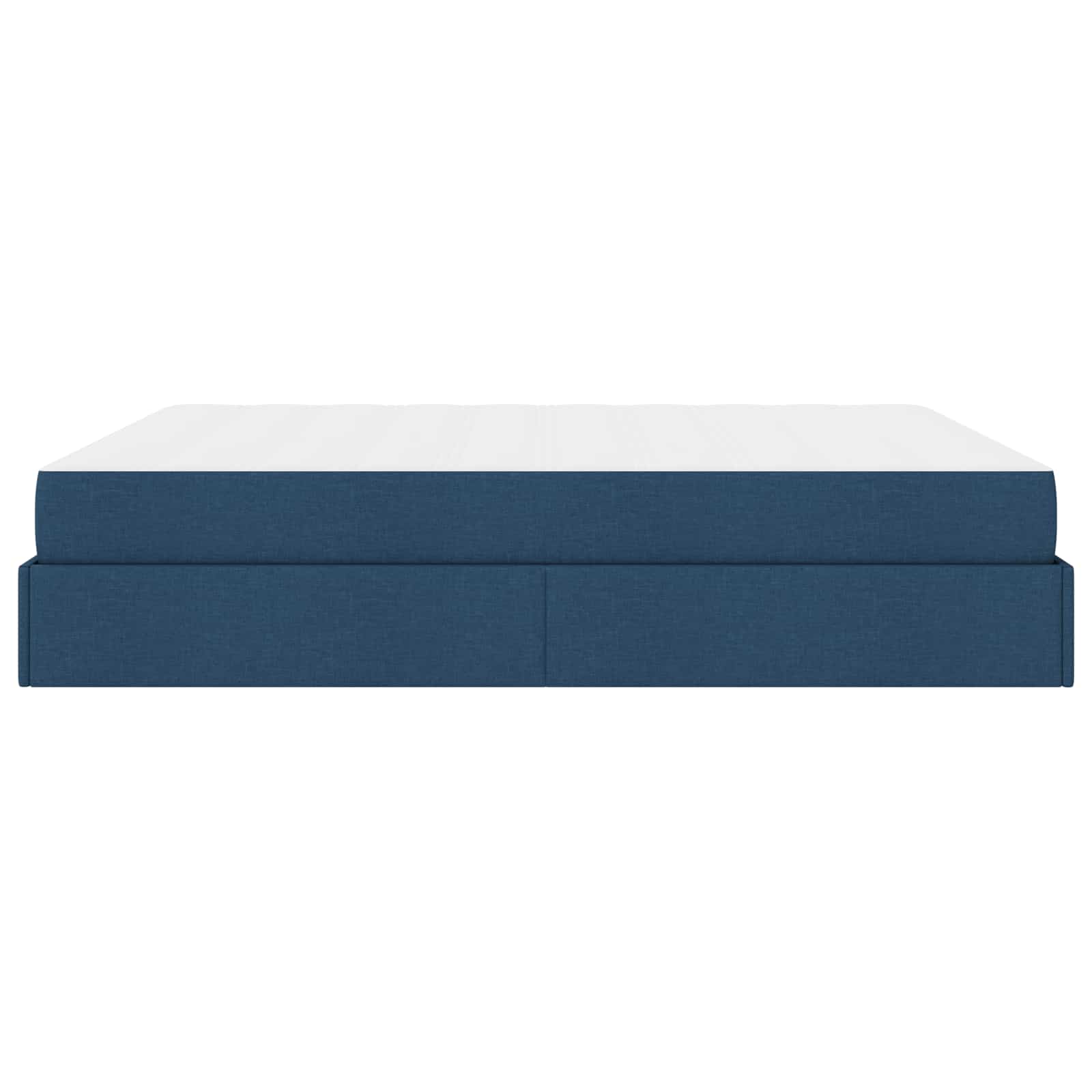 Struttura letto con materasso 2 pcs Blu Tessuto | homemem39