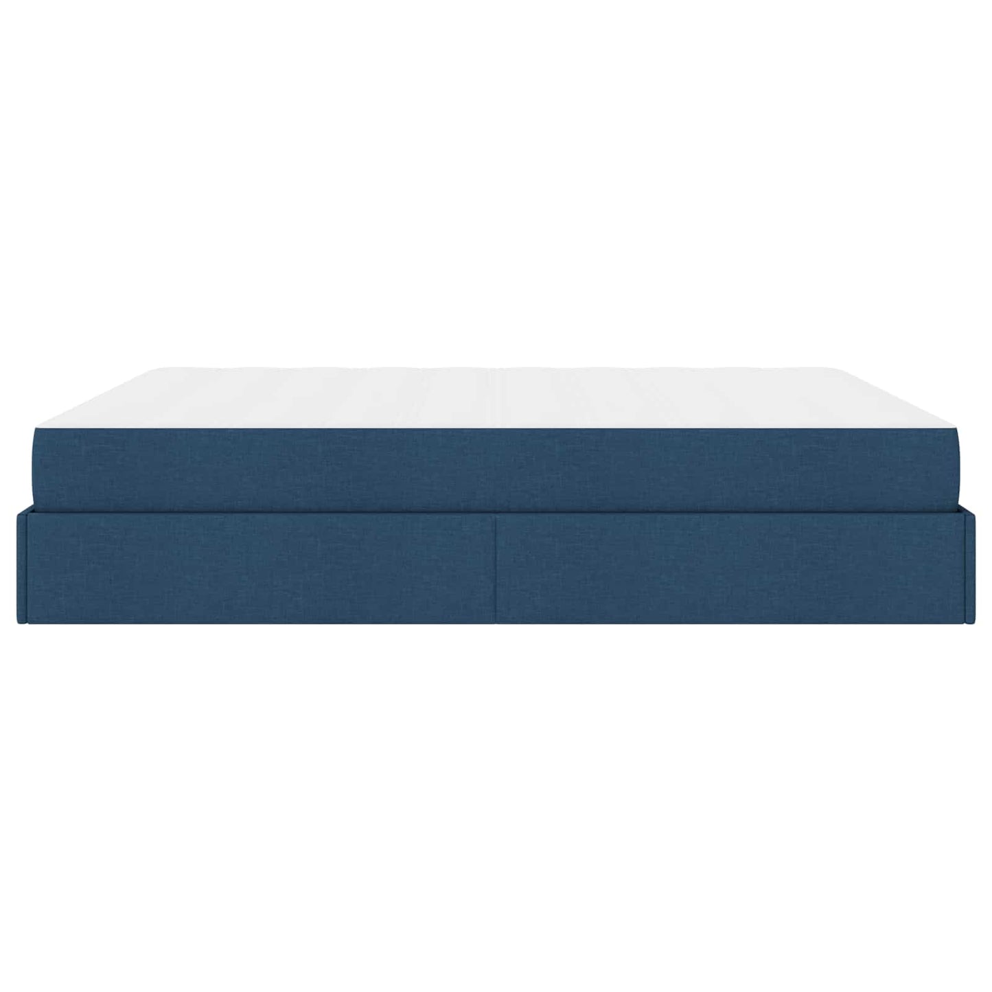 Struttura letto con materasso con materasso 2 pcs Blu Tessuto