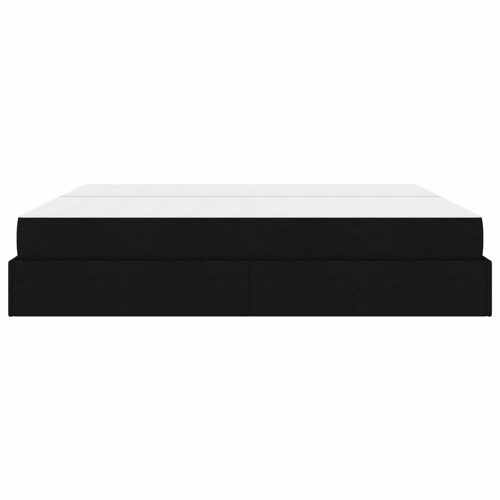 Struttura letto con materasso con materasso 2 pcs Nero Tessuto | homemem39