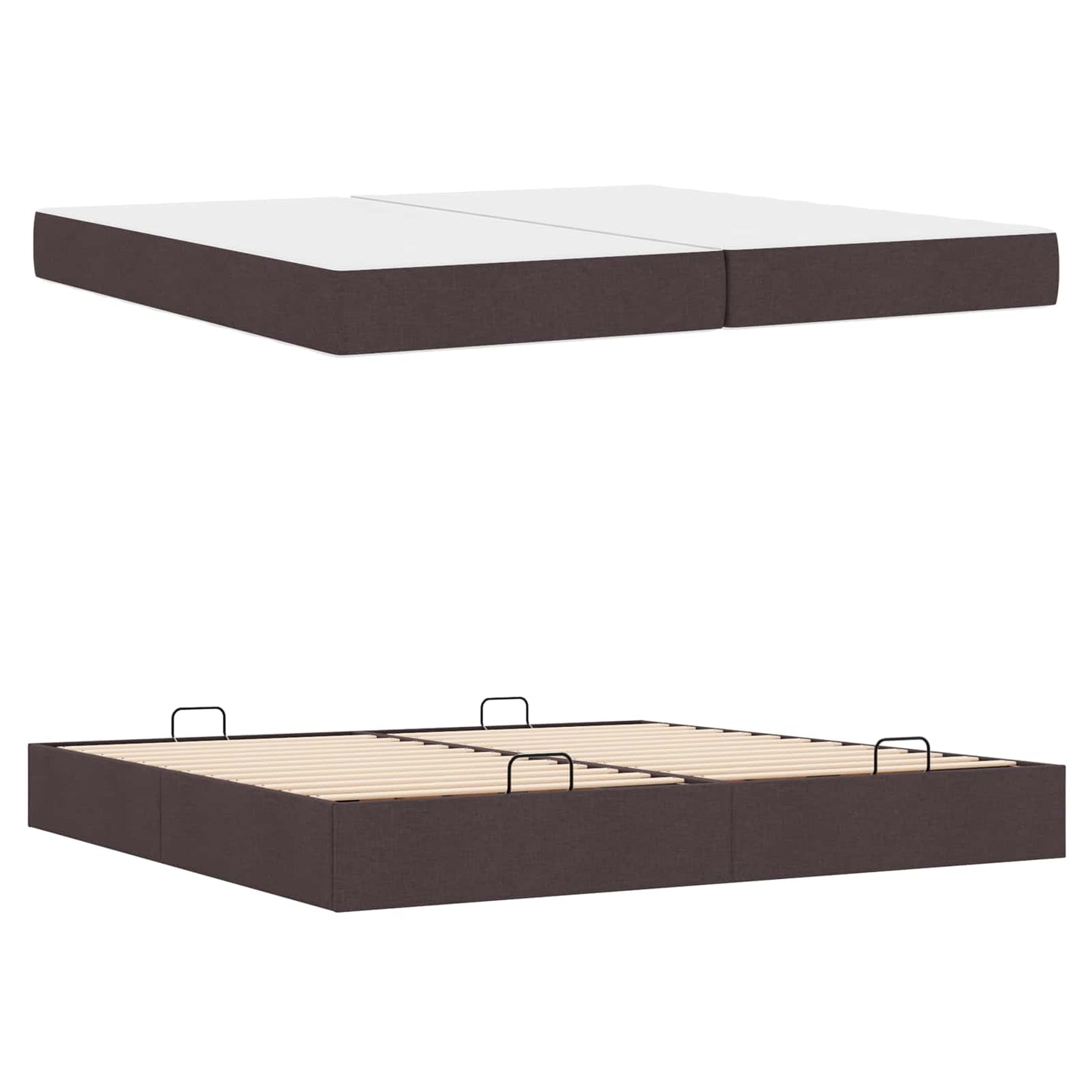 Struttura letto con materasso 2 pz Tanno Tessuto | homemem39