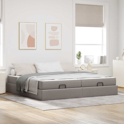 Struttura letto con materasso 2 pz Talpa Tessuto | homemem39