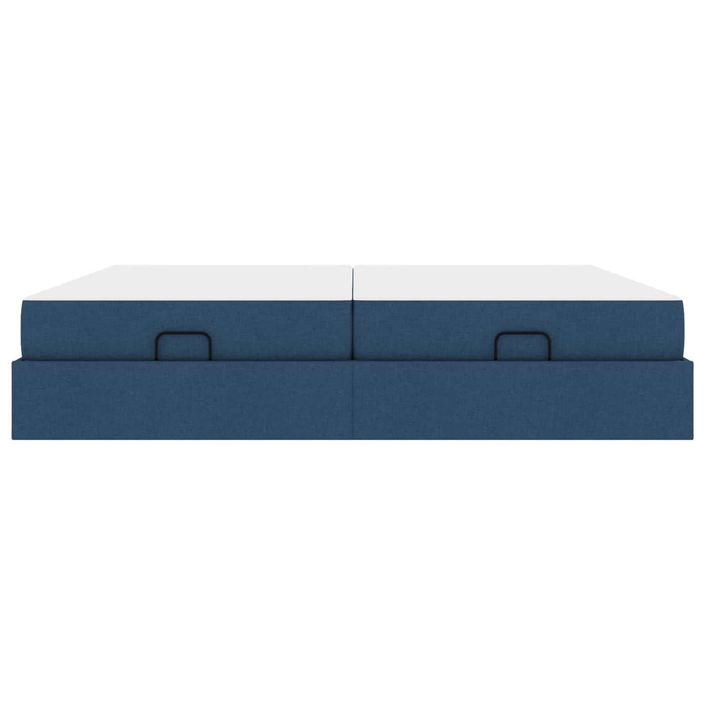 Struttura letto con materasso con materasso 2 pcs Blu Tessuto | homemem39