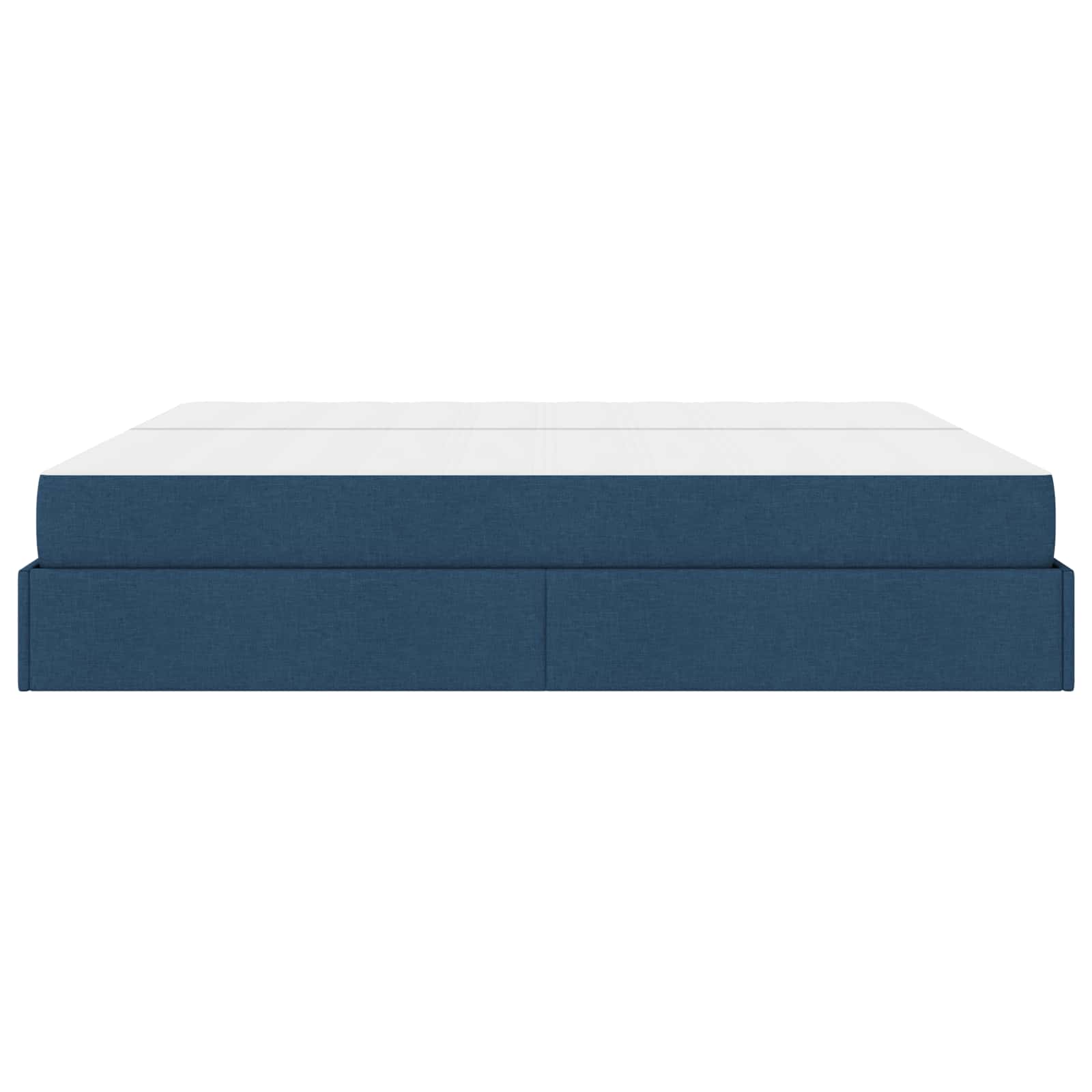 Struttura letto con materasso con materasso 2 pcs Blu Tessuto | homemem39