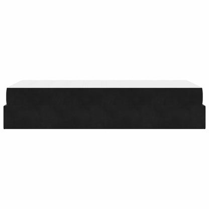 Struttura letto con materasso 2 pcs Nero Velluto | homemem39