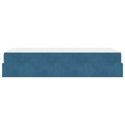 Struttura letto con materasso 2 pcs Blu Velluto | homemem39
