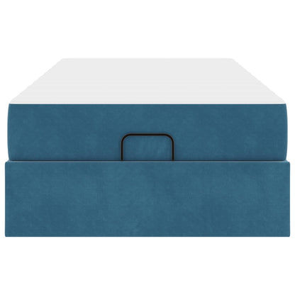 Struttura letto con materasso 2 pcs Blu Velluto | homemem39