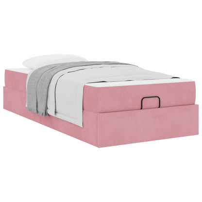 Struttura letto con materasso 2 pcs Rosa Velluto | homemem39