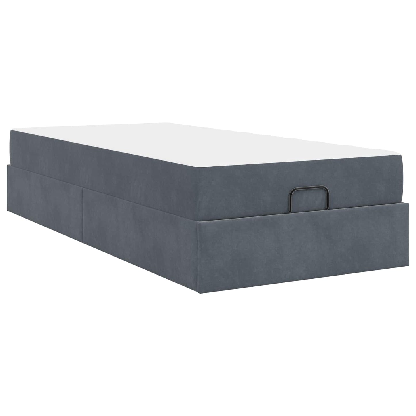 Struttura letto con materasso 2 pcs Grigio Sfumato Velluto
