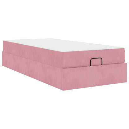 Struttura letto con materasso 2 pcs Rosa Velluto | homemem39