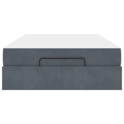Struttura letto con materasso 2 pcs Grigio Sfumato Velluto | homemem39
