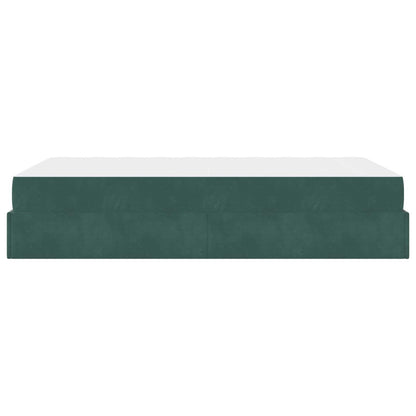 Struttura letto con materasso 2 pcs Verde Velluto | homemem39