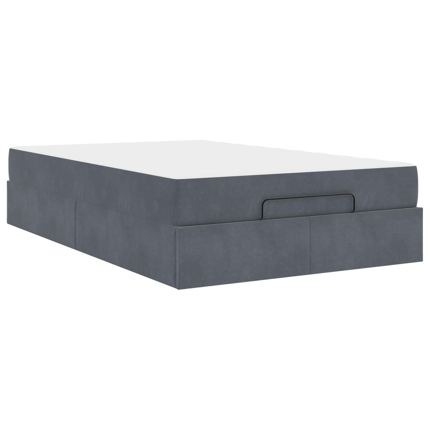 Struttura letto con materasso 2 pcs Grigio Sfumato Velluto
