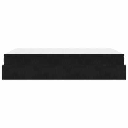 Struttura letto con materasso 2 pcs Nero Velluto | homemem39