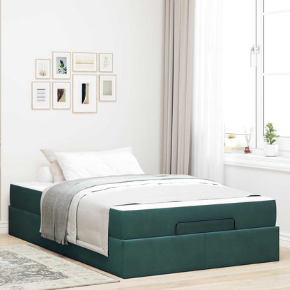 Struttura letto con materasso 2 pcs Verde Velluto | homemem39