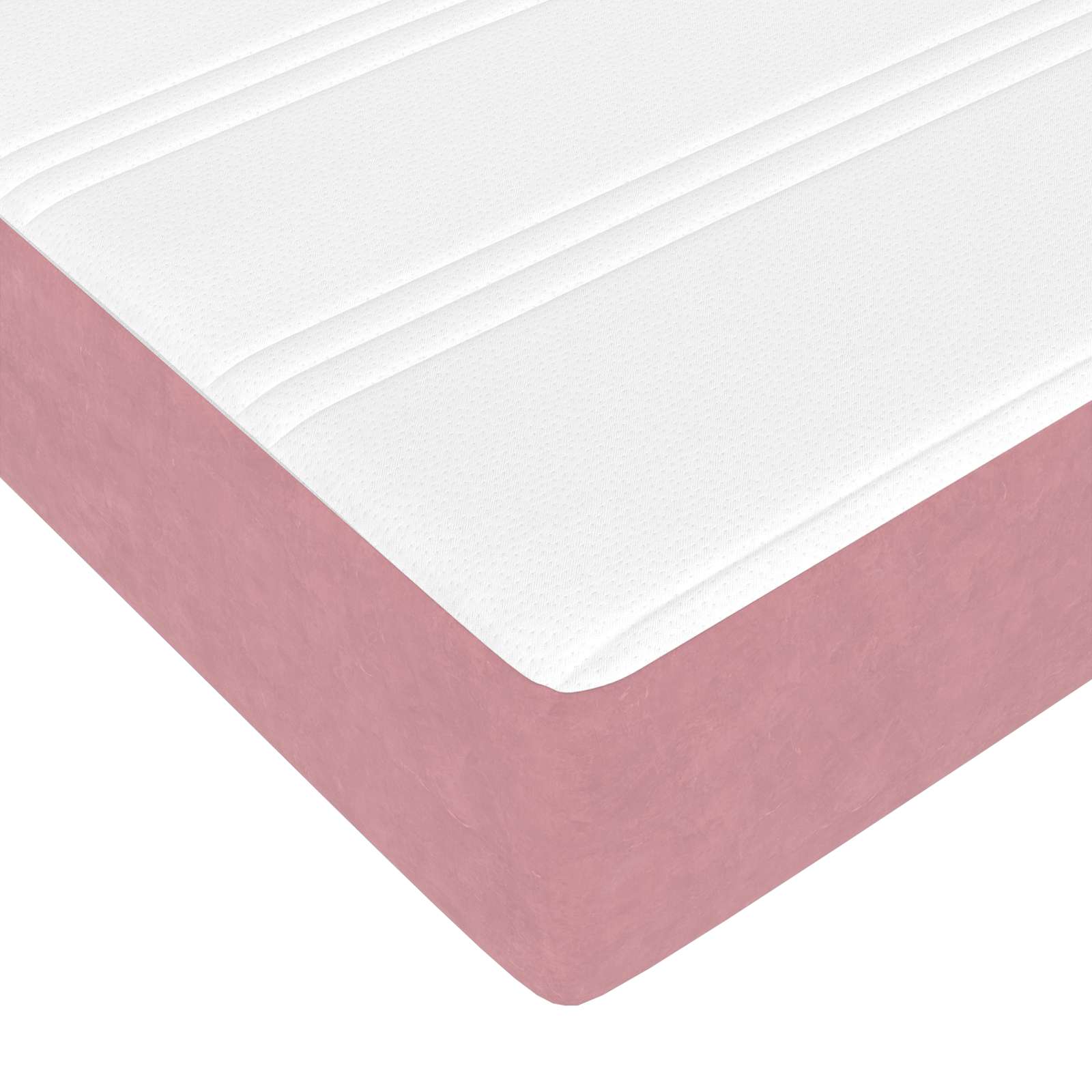 Struttura letto con materasso 2 pcs Rosa Velluto | homemem39