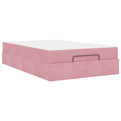 Struttura letto con materasso 2 pcs Rosa Velluto | homemem39