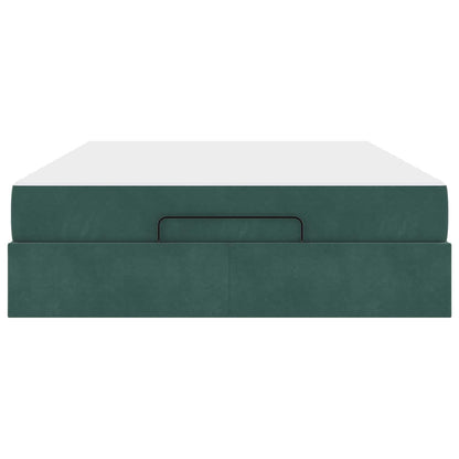 Struttura letto con materasso 2 pcs Verde Velluto | homemem39