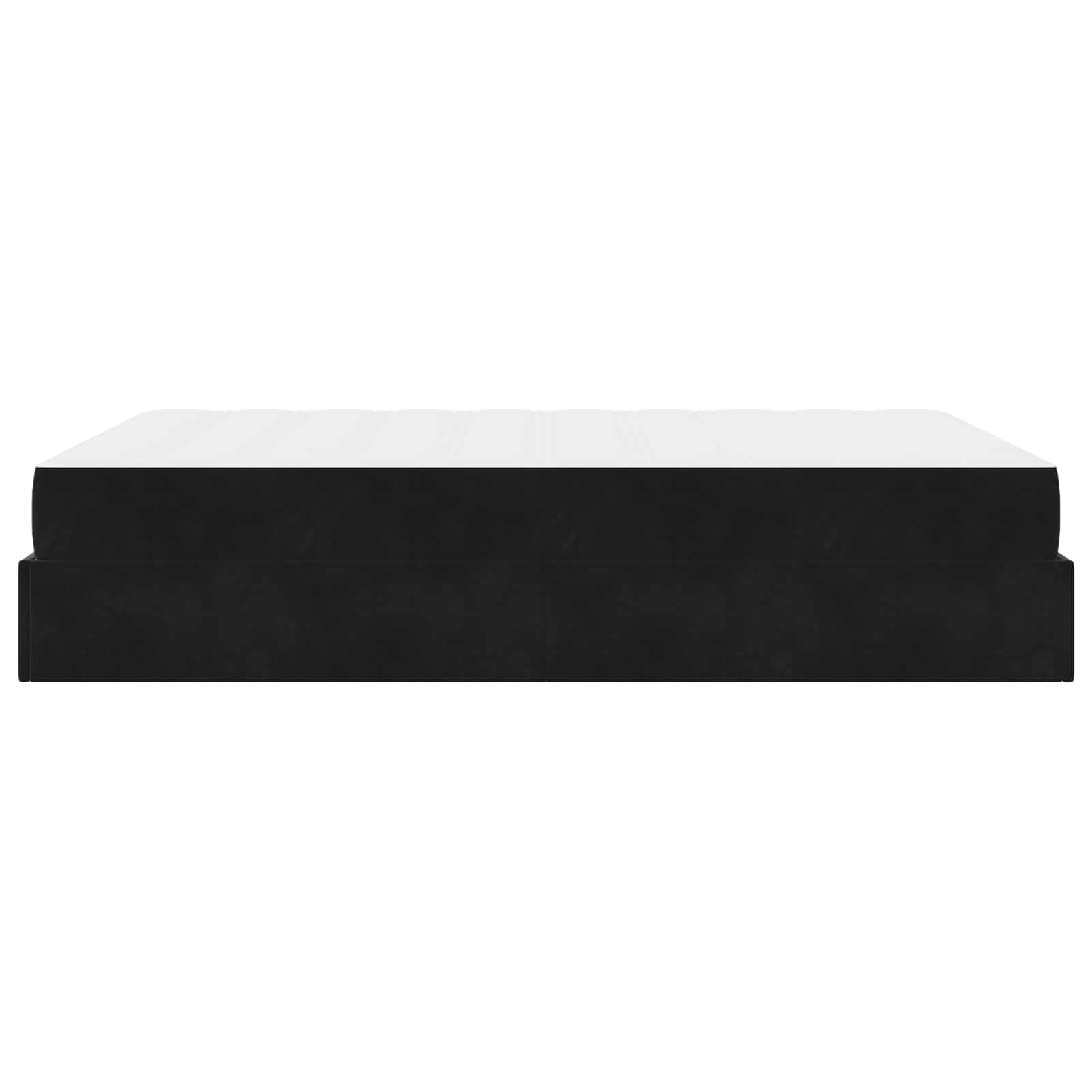 Struttura letto con materasso 2 pcs Nero Velluto | homemem39