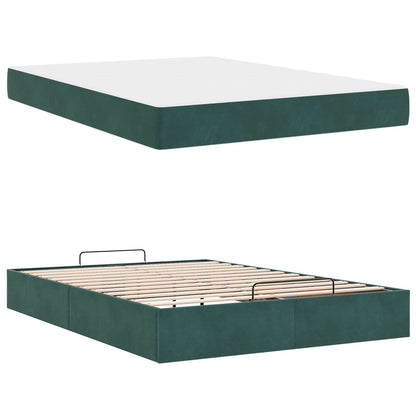 Struttura letto con materasso 2 pcs Verde Velluto | homemem39