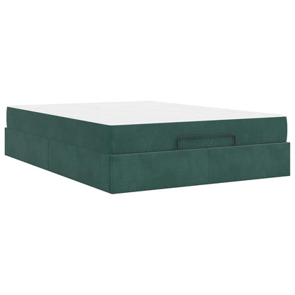 Struttura letto con materasso 2 pcs Verde Velluto | homemem39