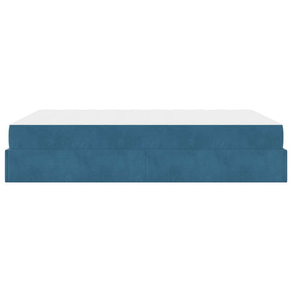Struttura letto con materasso 2 pcs Blu Velluto | homemem39