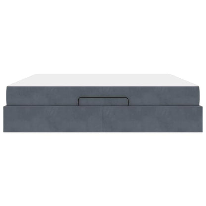 Struttura letto con materasso 2 pcs Grigio Sfumato Velluto