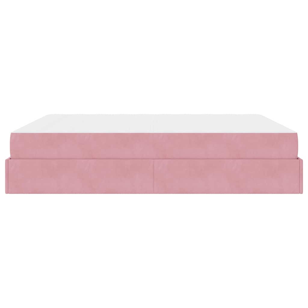 Struttura letto con materasso 2 pcs Rosa Velluto | homemem39