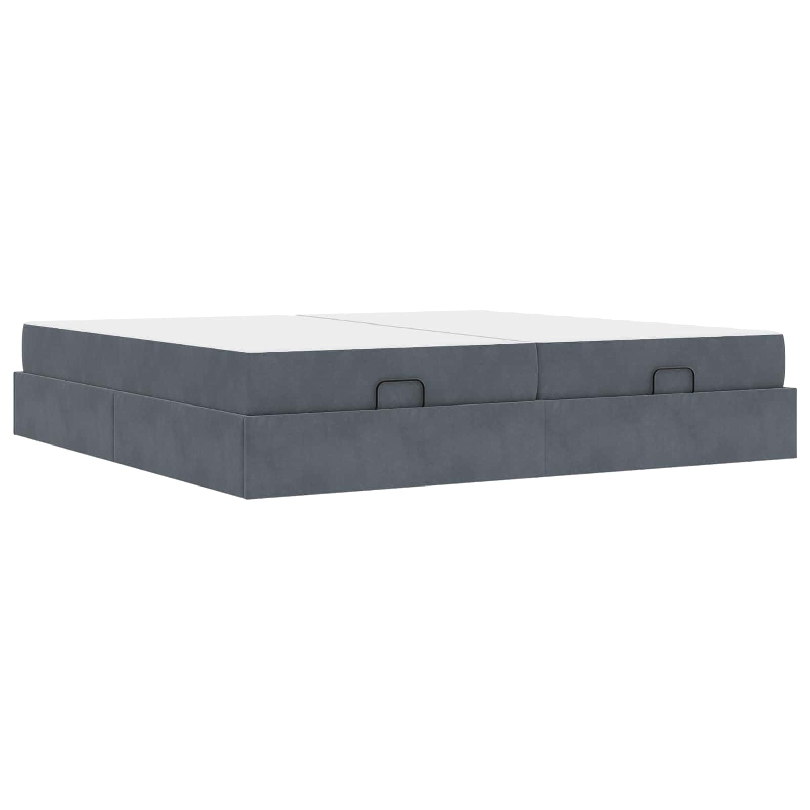 Struttura letto con materasso 2 pcs Grigio Sfumato Velluto | homemem39