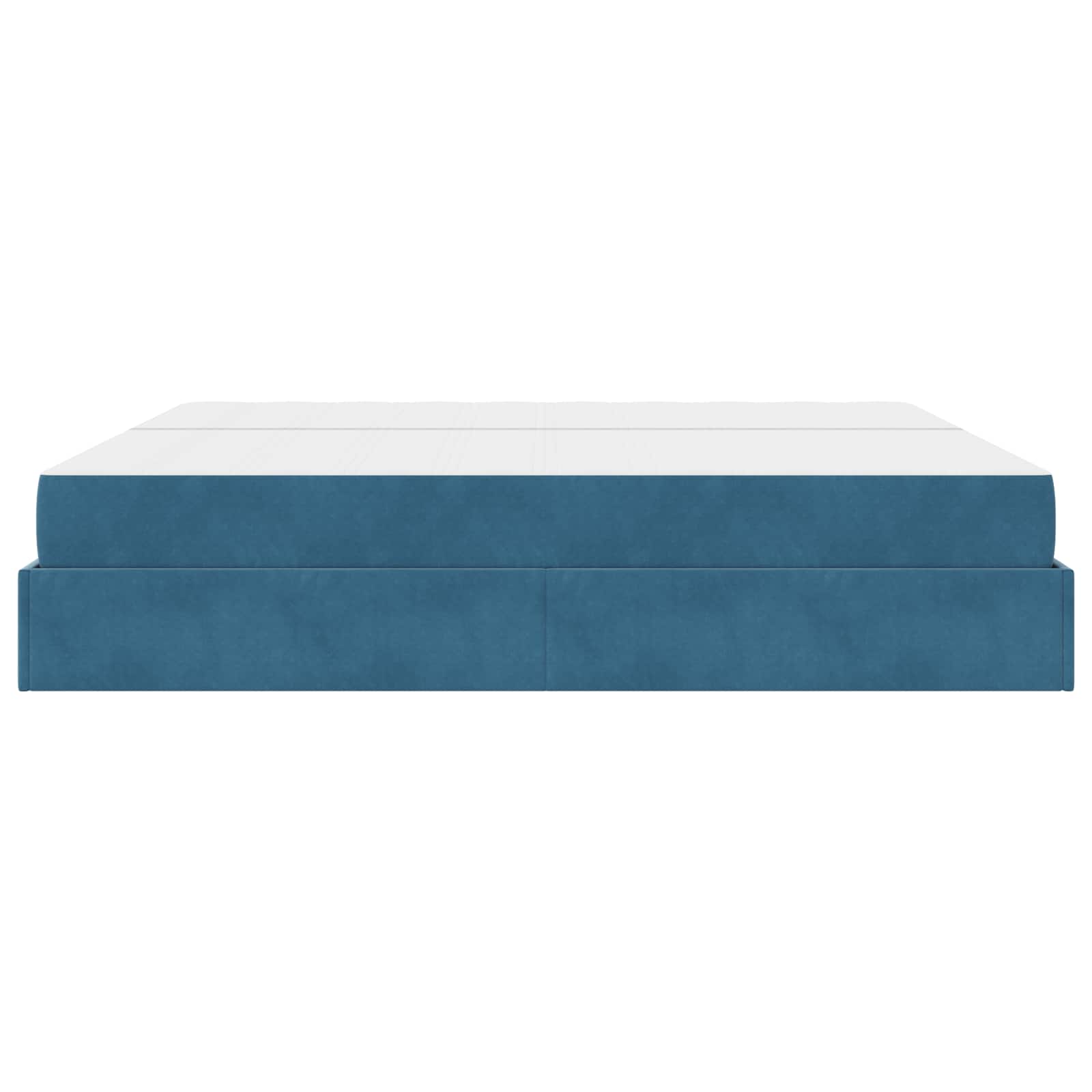 Struttura letto con materasso con materasso 2 pcs Blu Velluto | homemem39