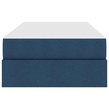 Letto con contenitore e materasso Blu 90 x 190 cm Poliestere | homemem39