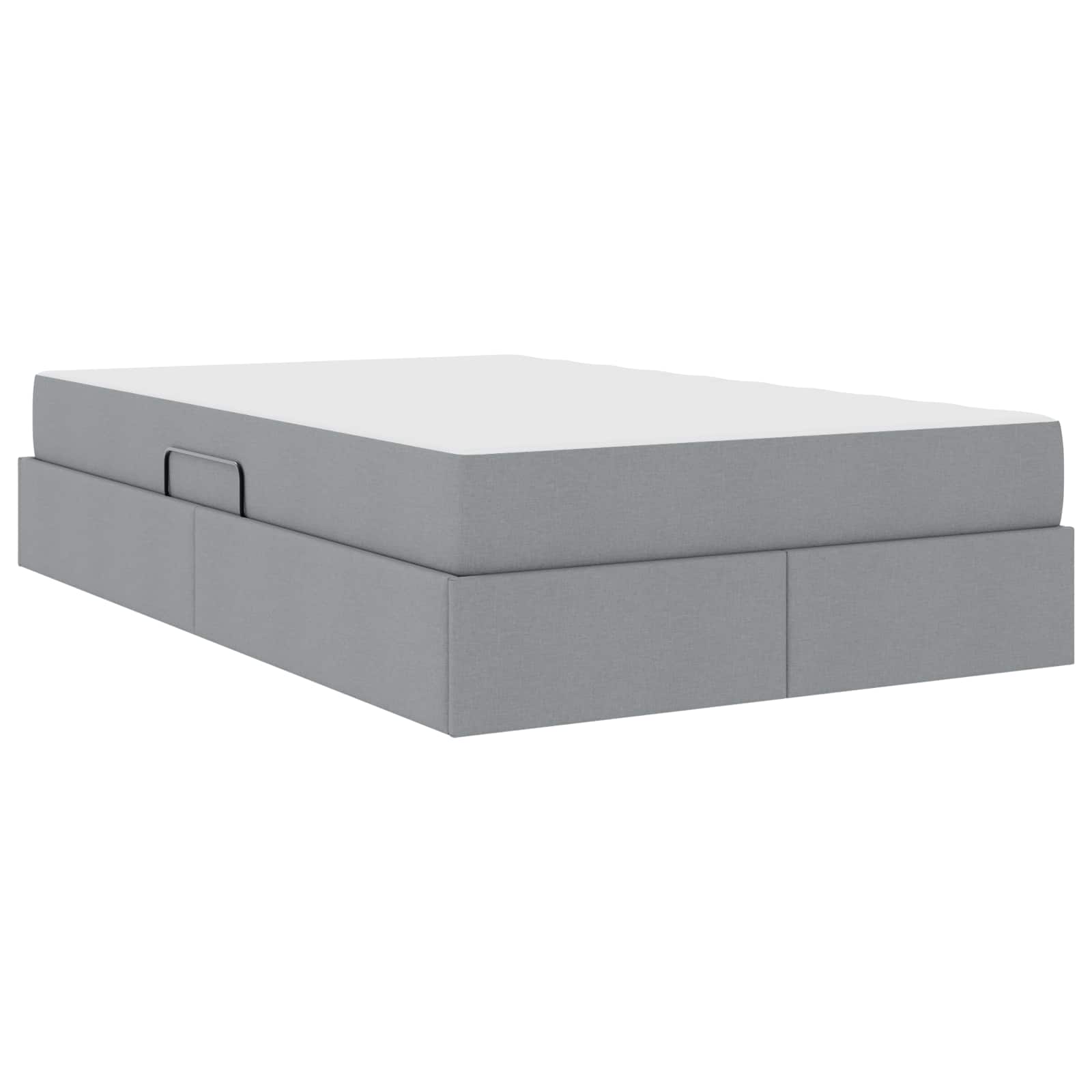 Letto con contenitore e materasso Grigio chiaro 120 x 190 cm | homemem39
