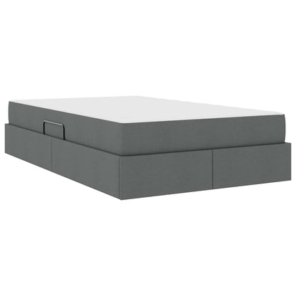 Letto con contenitore e materasso Grigio scuro 120 x 190 cm | homemem39