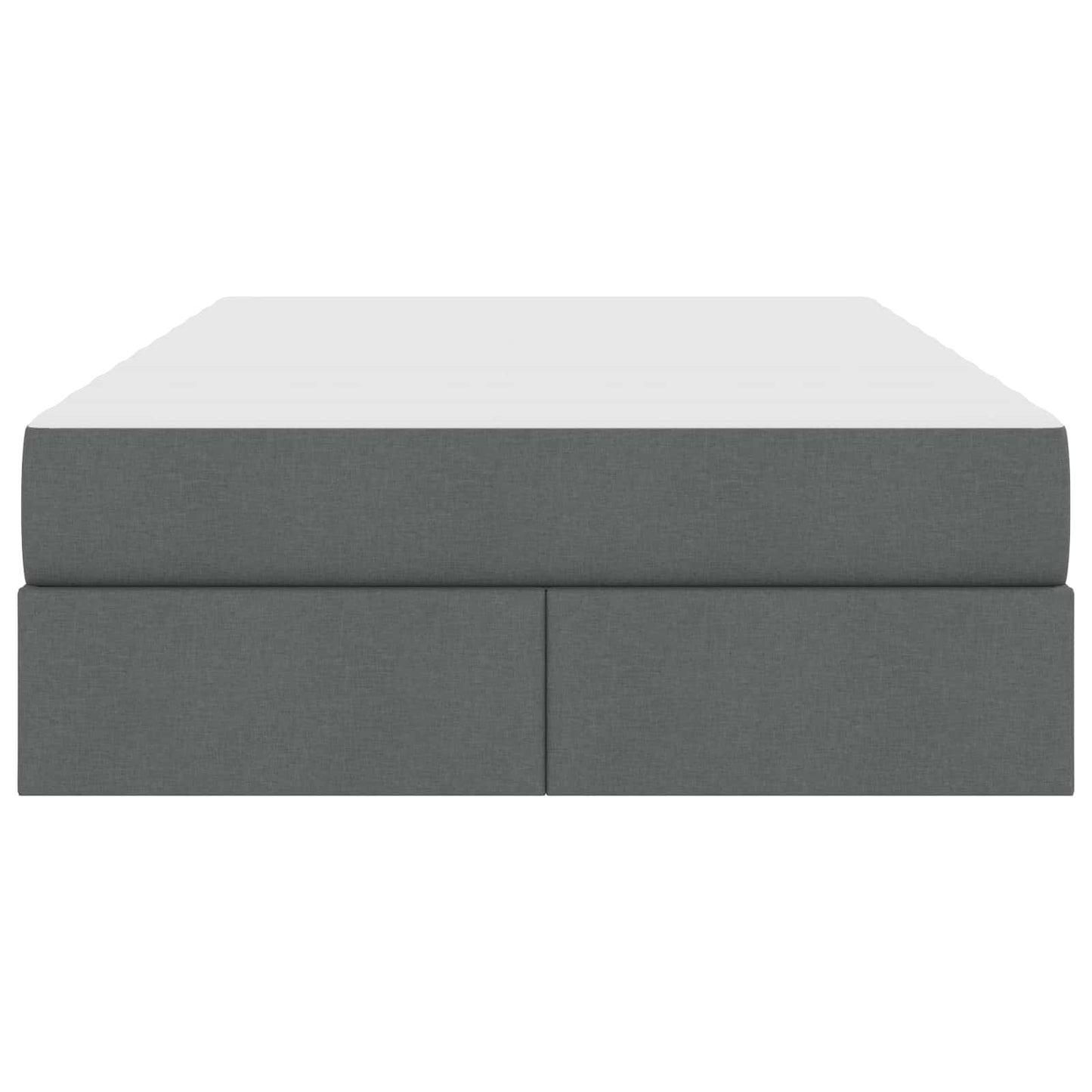 Letto con contenitore e materasso Grigio scuro 120 x 190 cm | homemem39