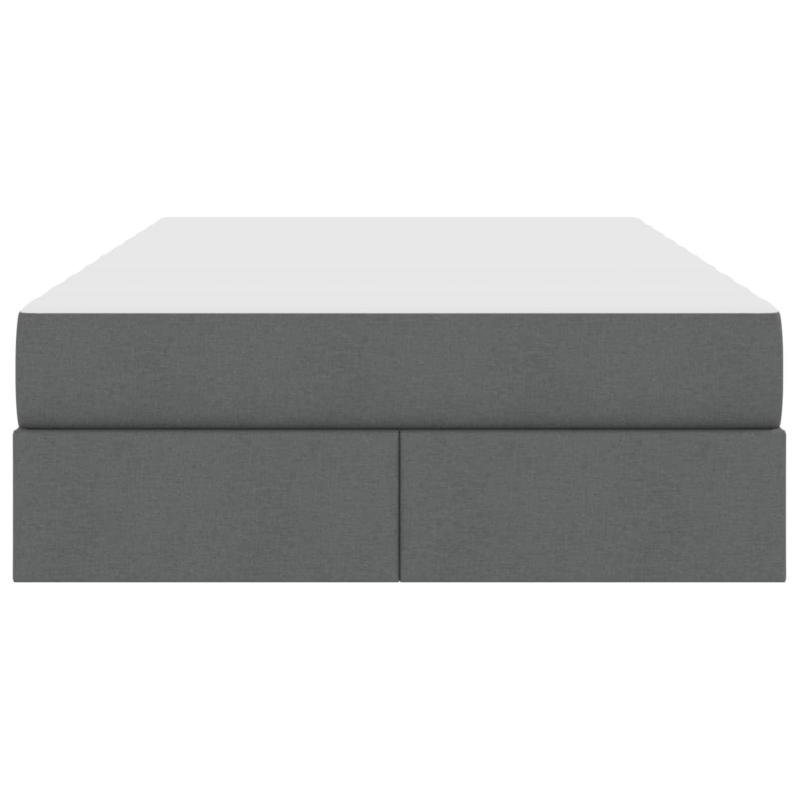 Letto con contenitore e materasso Grigio scuro 120 x 190 cm | homemem39