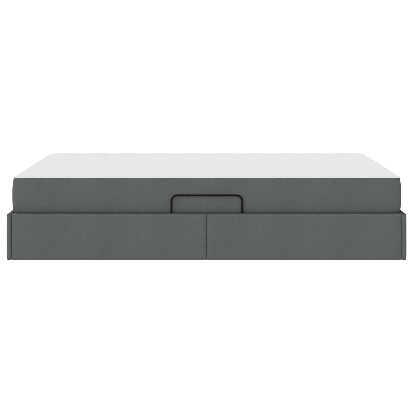 Letto con contenitore e materasso Grigio scuro 120 x 190 cm | homemem39