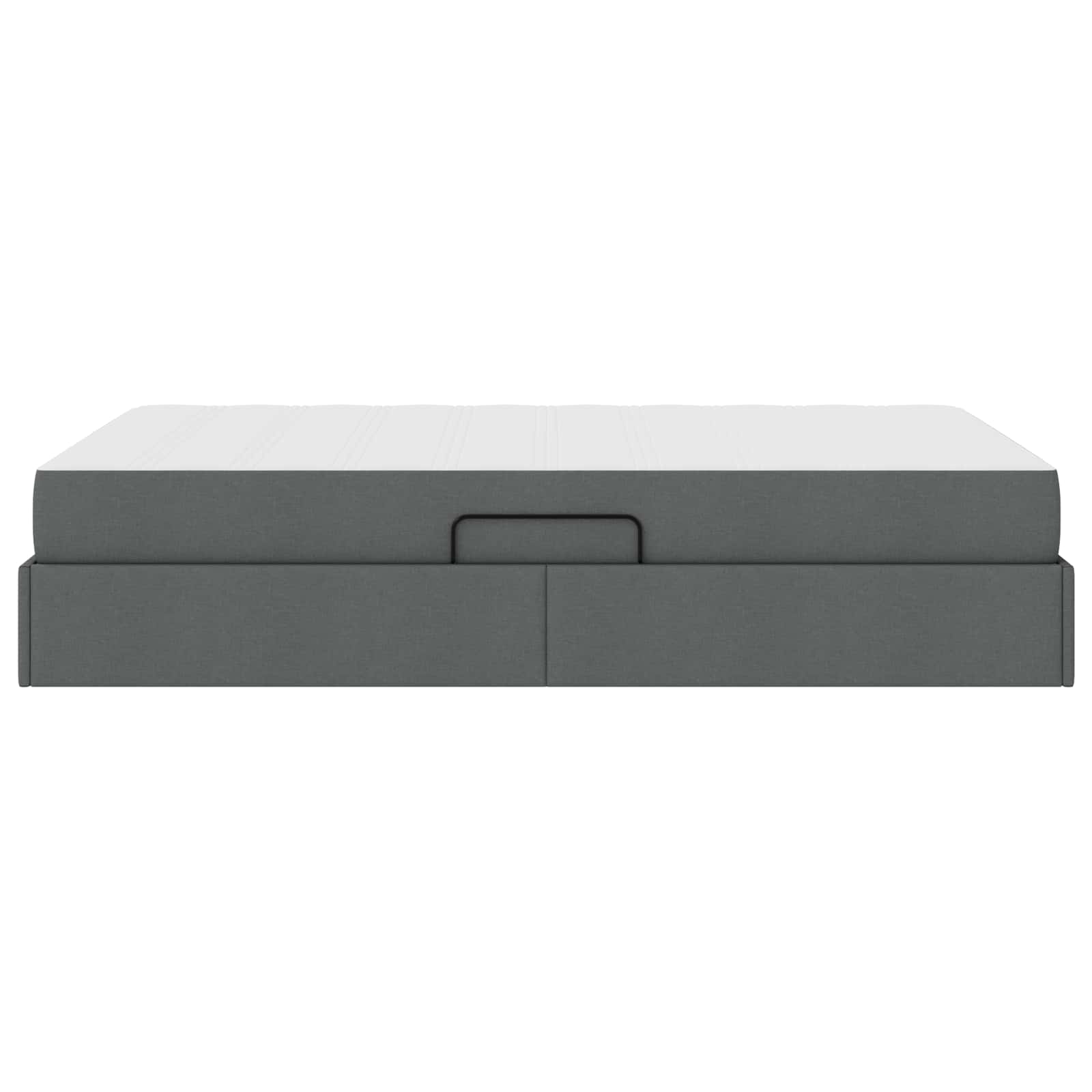 Letto con contenitore e materasso Grigio scuro 120 x 190 cm | homemem39