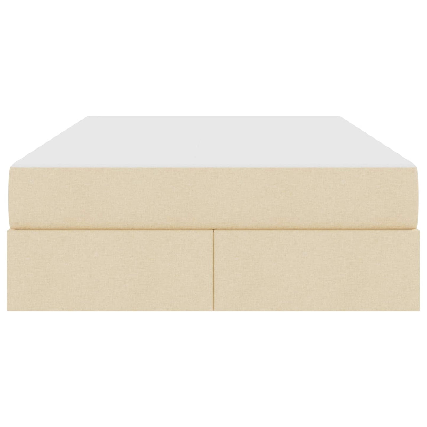 Letto con contenitore e materasso Crema 120 x 190 cm Poliestere | homemem39